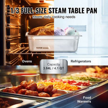 4-Inch Deep Commercial Table Pan For Catering Storage Food UCT8134-6 (Pack of 6)