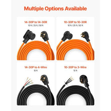 10 FT Dryer Power Cord 3-Prong NEMA 10-30P 30A Pure Copper Wire Cable with PVC Cable Tie