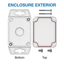Flanged Base Plastic Box Enclosure For Wall/Surface Mount RBF32P04C10C