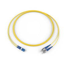5 Meters Fiber Optic Jumper Standard LCUPC Duplex SM 2F Zipcord Riser Standard Yellow Jacket 045402R5120005M