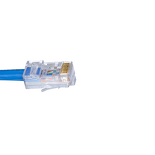 Standard Cat5e Unshielded RJ45 Modular Plugs Blue Tint S45-1000 (100pcs/4Jar)