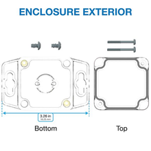 1.97" X 1.38" X 2.05" Shield Electronic Enclosure RBF22P04C10C