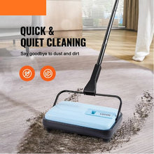 6.7 Inch Manual, Floor Sweeper with Dustbin Capacity for Home Office Carpets Pet Hair Dust