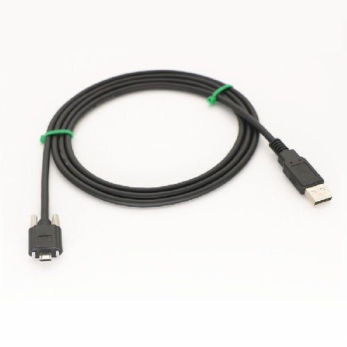 USB 2.0 A Plug to Micro B Plug with Locking Screw PCM-CLC-72