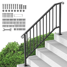 Black Outdoor for Seniors Porch Deck Handrails for Style 2