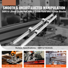 800 mm Linear Guide Rail Set  and 16 mm Slide Blocks (4 PCS) SBR16-C 800L