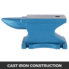 99 lb Iron Anvil Single Horn Anvil  with Large Countertop and Stable Base for Shaping Bending
