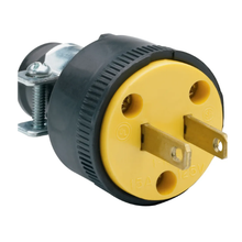 1.56 Inch Width Black Plug and Connector With Vinyl Cord Clamp 111-MC