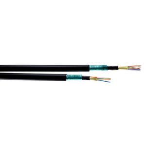 Outdoor Distribution Series Laser Ultra Fox 12 Fiber PVC Singlemode 900µm Tight Buffer Steel Armor Black Cable DX012DSLX9KAA2
