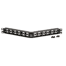 48 Port Mini-Com High Density Flush Mount Angled Modular Patch Panel 1RU CPPA48HDWBLY
