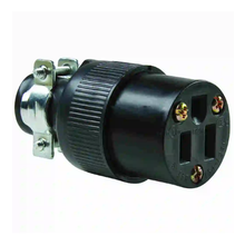 15A 125VAC 2 Pole 3 Wire Household Household Device Plug With Vinyl Cord Clamp 114-GMC