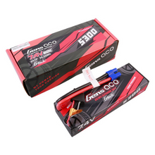 Gens Ace 5300mAh 2S1P 7.4V HardCase G-Tech Lipo Battery Pack 24# With EC3 Plug For RC Car GEA532S60E3GT