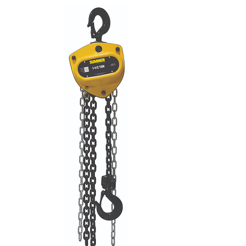 10 Feet Chain Fall With 1-1/2 Ton Chain Hoist Lift PCB150C10