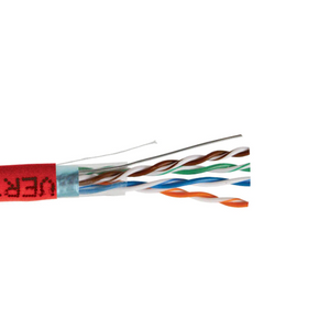 1000' 23 AWG 4 Pairs F/UTP Solid CMR Shielded 10GS CAT6A Cable