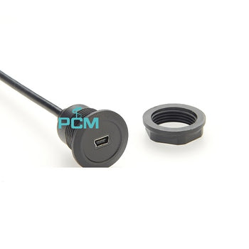 Mini USB Male to Female Extension Cable PCM-0120 (Pack of 300)