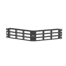 72 Port Mini-Com High Density Flush Mount Angled Modular Patch Panel 2RU CPPA72FMWBLY