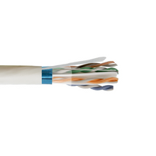 1000' 23 AWG 4 Pairs F/UTP Solid CMR Shielded 10GS CAT6A Cable
