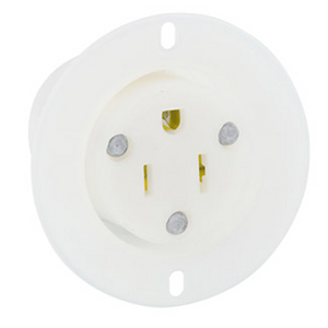 15 Amp 125 Volt NEMA 5-15R 2P 3W  Flanged Outlet Receptacle 5279-C