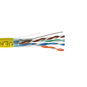 1000' 23 AWG 4 Pairs F/UTP Solid CMR Shielded 10GS CAT6A Cable