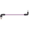 Igus CAT9340510 26 AWG 4P RJ45 L Above A / T Outer B Angled Connector Crossover Hirose PVC Harnessed CAT5e Cable