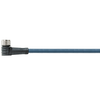 Igus MAT9043734 22 AWG 4C M8 Socket Angled A / Open End Connector CF.INI CF9 TPE 7M Sensor/Actuator Cable