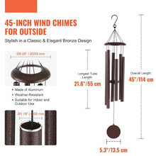 45-Inch Memorial Deep Wind Chimes for Outside M22086