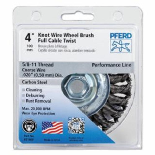 Carbon Steel Full Cable Twist Knot Wheel 419-82166P