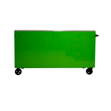 72” RS Pro Green 16 Drawer Roller Cabinet with Stainless Steel LG04072164