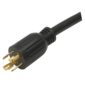 Cable de generador para exteriores, 25 pies, 10/4 STW, 30 A, Nema L14-30P/R, color negro, 65038801 (paquete de 2) 