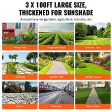 3 x 100' Ft Geotextile Fabric for Landscaping Woven PP Weed Control Fabric Weed Barrier Landscape Fabric 0.9*30.5-108