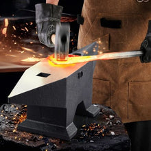 132 LBS  Single Horn Anvil Cast Steel for Bending and Shaping 132BLACK