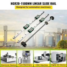 1500 mm  Linear Guide Rail  with BF12/BK12 Kit Linear Slide Rail Guide Rail Square For Lathes Mills HGR1500