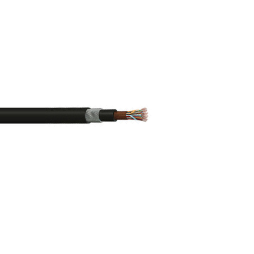 0.5mm 10P Solid Bare Copper Unshielded PE Armoured Direct Buried Telephone Cable