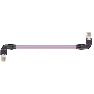 Igus RJ45 L Above A / Lower B Angled Connector Hirose Harnessed CAT5e Cable