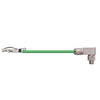Igus CAT9161009 22 AWG 4C Telegärtner RJ45 Metal A / Binder M12 Pin D-Coded B Connector PVC Harnessed Profinet Cable