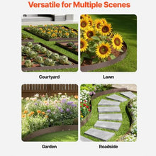 39 x 5 Inch Rust-Resistant Garden Edging Border Steel Landscape Edging  ZY-39X5-5Brown (Pack of 5)