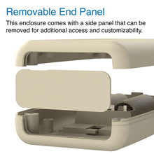 Easy Install AAA Battery With Circuit Storage Almond Box Hand Held Enclosure H45AAAAL