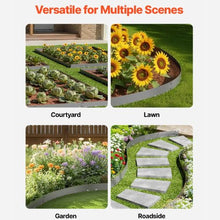 39 x 3 Inch Dark Gray Rust-Resistant Garden Edging Border Steel Landscape Edging ZY-39X3-5Grey (Pack of 5)