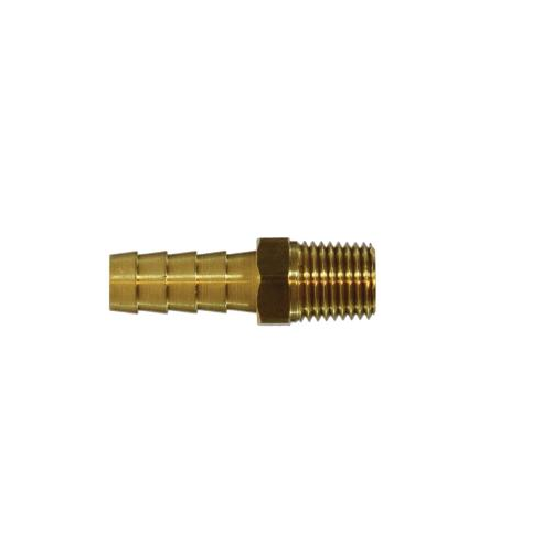 1-1/4 Hose X 1 NPTF Brass Hose Barb Male Adapter 32028