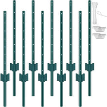 T-Post Heavy Duty Metal Fence Post 10-6ft (Pack of 10)