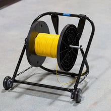 26" Wide Steel Cable Caddy with Wheels and Pull Strap CC-2726WS