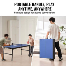 9 mm Portable Mid-Size Table Tennis Set – No Assembly for Playing