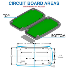 Circuit Storage Grey Box Hand Held With Easy Removable End Panel Enclosure H45GY