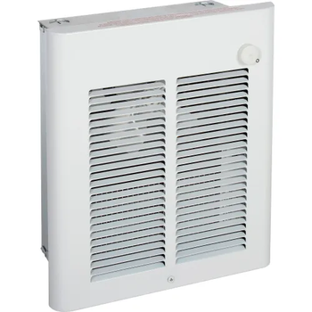 Small Home Fan Forced 120V Wall Heater 1500W Integral Double Pole Thermostat SRA1512DSFPB