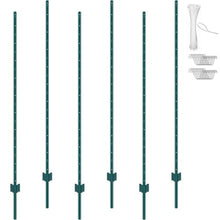 T-Post Heavy Duty Metal Fence Post (6-Piece) 6-6ft