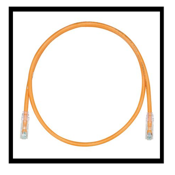 24 AWG Cat 6 UTP Copper 8FT Patch Cord Orange UTPSP8ORY