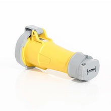 Leviton 30 Amp 125V LEV Series IEC Pin & Sleeve Connector Yellow 330C4WLEV