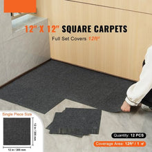 12 X 12 In Tiles Reusable Squares With Padding Attached  for Bedroom Living Room SS-FTDT209-1212-12 (12 Pcs)