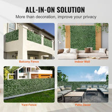 59" x 118" Greenery Ivy Fence with Mesh Backing & Strengthened Joints – Artificial Green Wall Screen Dark Green Backcloth JNF007