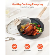 19 PiecePots and Pans Set Nonstick and Granite Cookware Set for Kitchen (Black)
